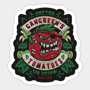 Gangreen's Tomatoes - 90's Cartoon Sticker